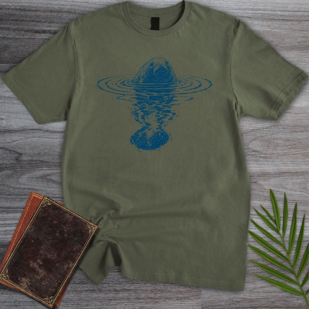 T-Shirt Military Green / S Curious Dugong T-Shirt