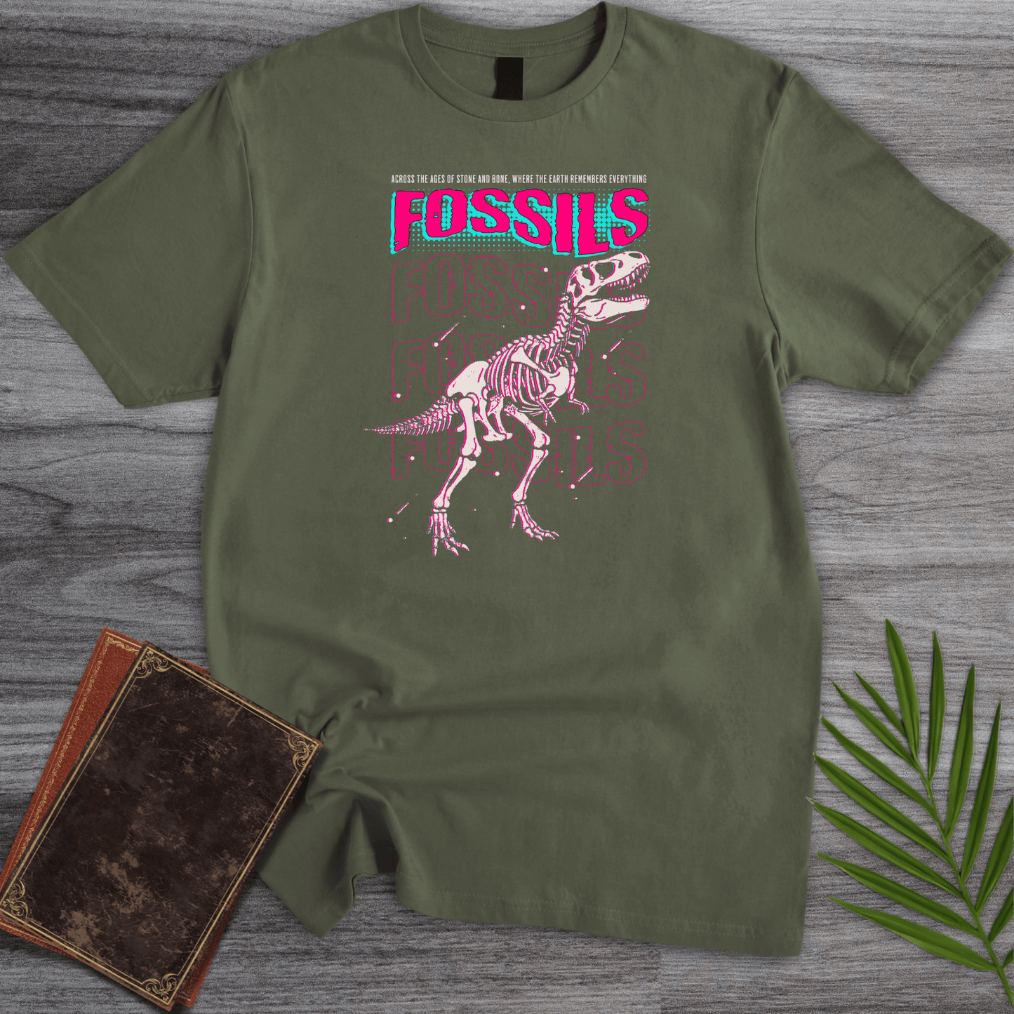 T-Shirt Military Green / S Cyber Fossils T-Shirt