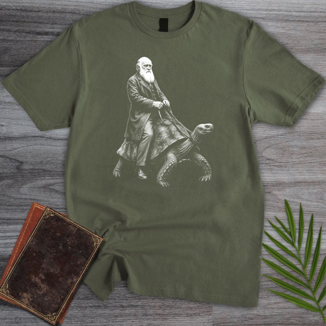 T-Shirt Military Green / S Darwin's Slow Ride T-Shirt