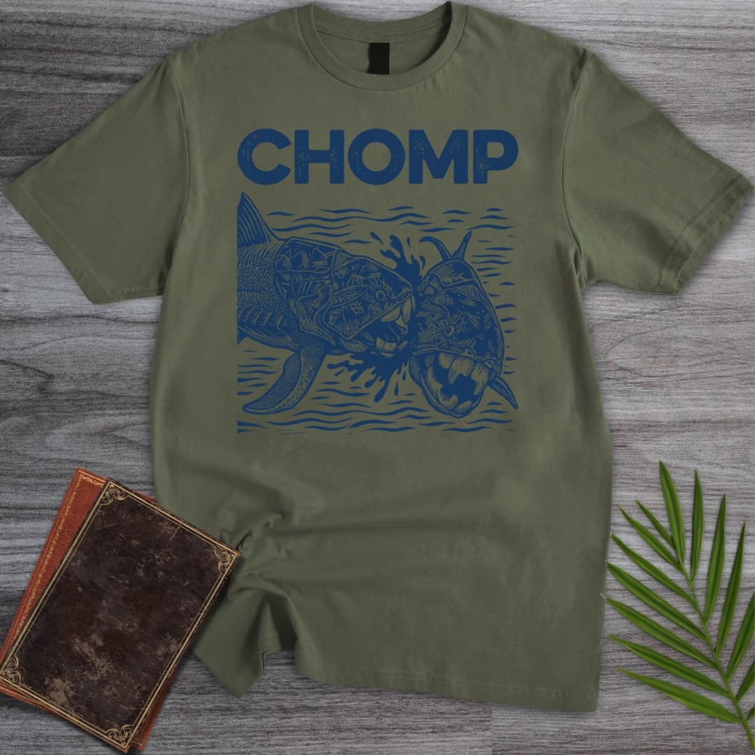 T-Shirt Military Green / S Devonian Chomp T-Shirt