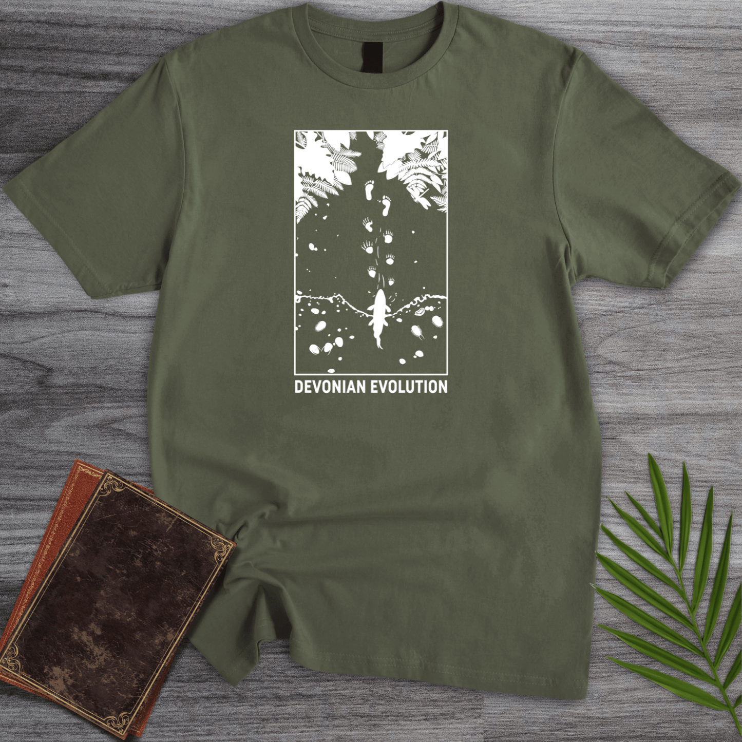 T-Shirt Military Green / S Devonian Evolution T-Shirt