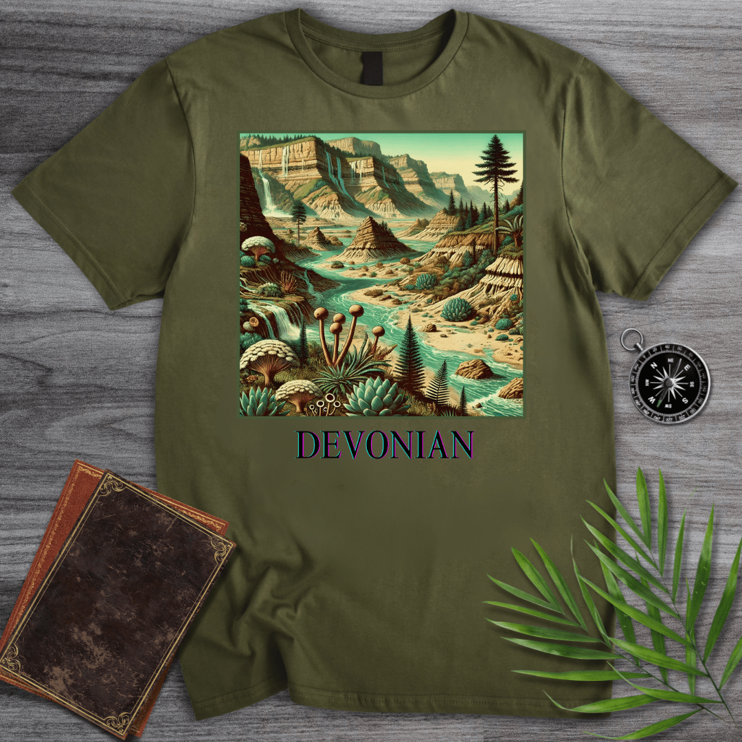 T-Shirt Military Green / S Devonian Geologic Environment T-Shirt
