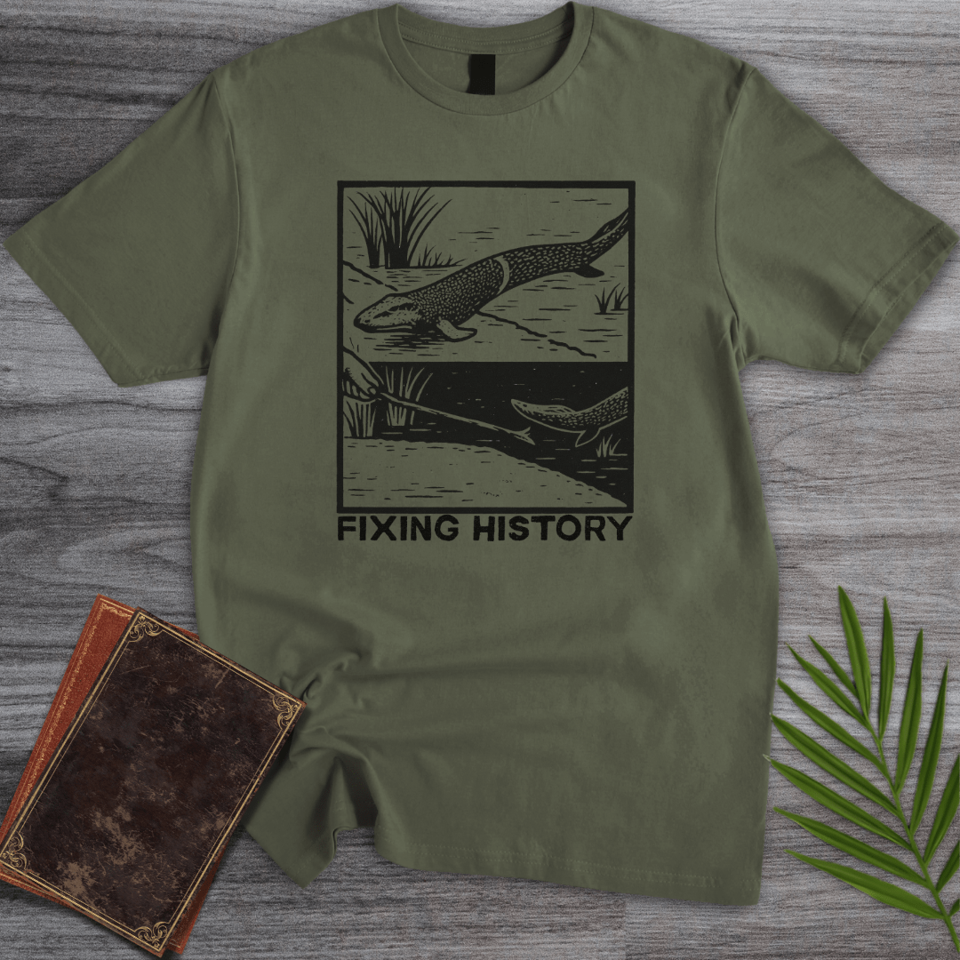 T-Shirt Military Green / S Devonian Time Travel T-Shirt