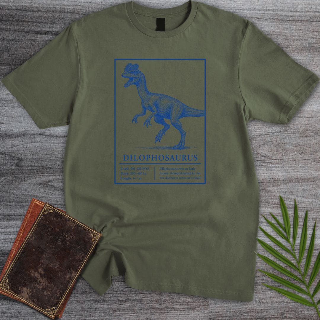 T-Shirt Military Green / S Dilophosaurus The Spitter T-Shirt