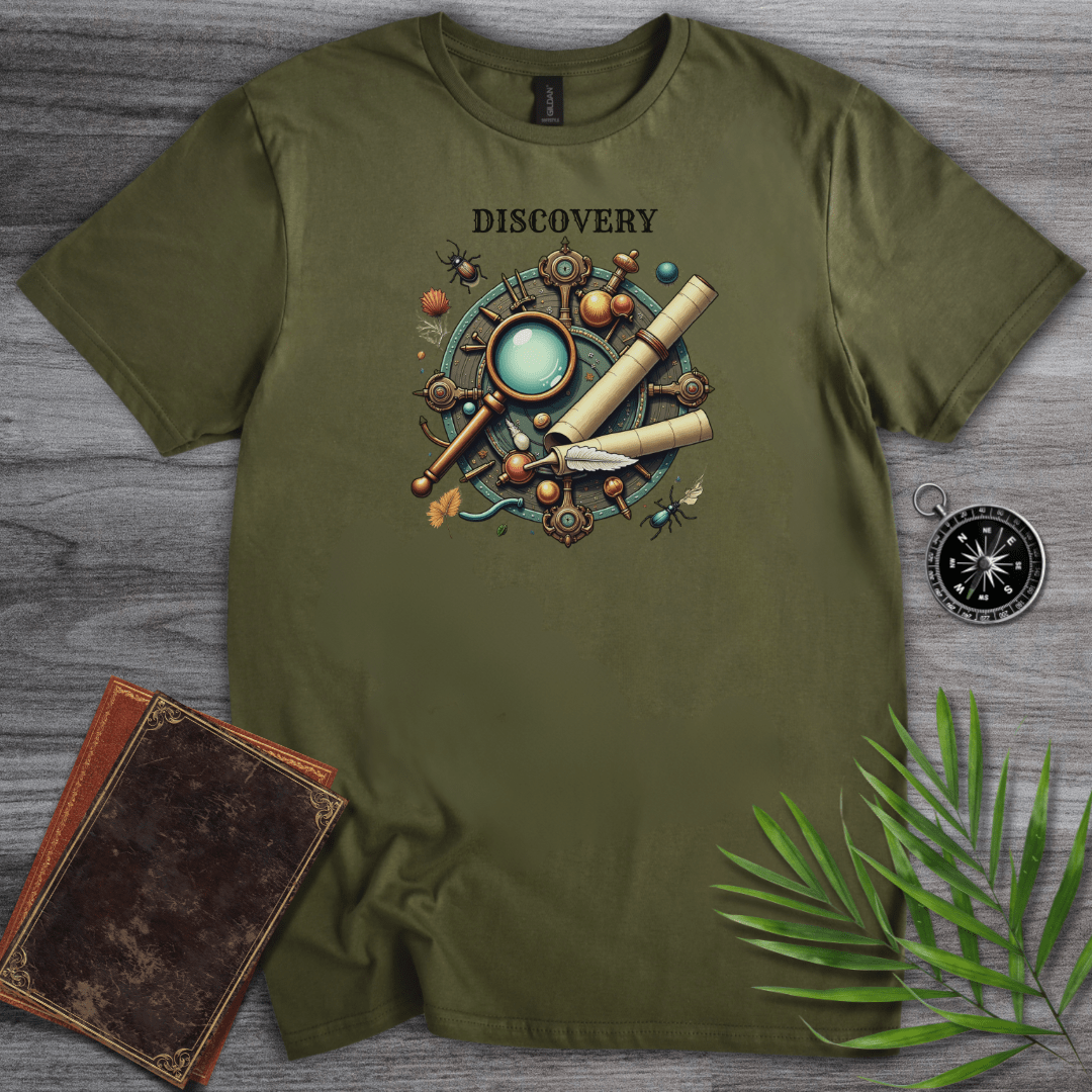 T-Shirt Military Green / S DISCOVERY: Steam Punk Kit T-Shirt