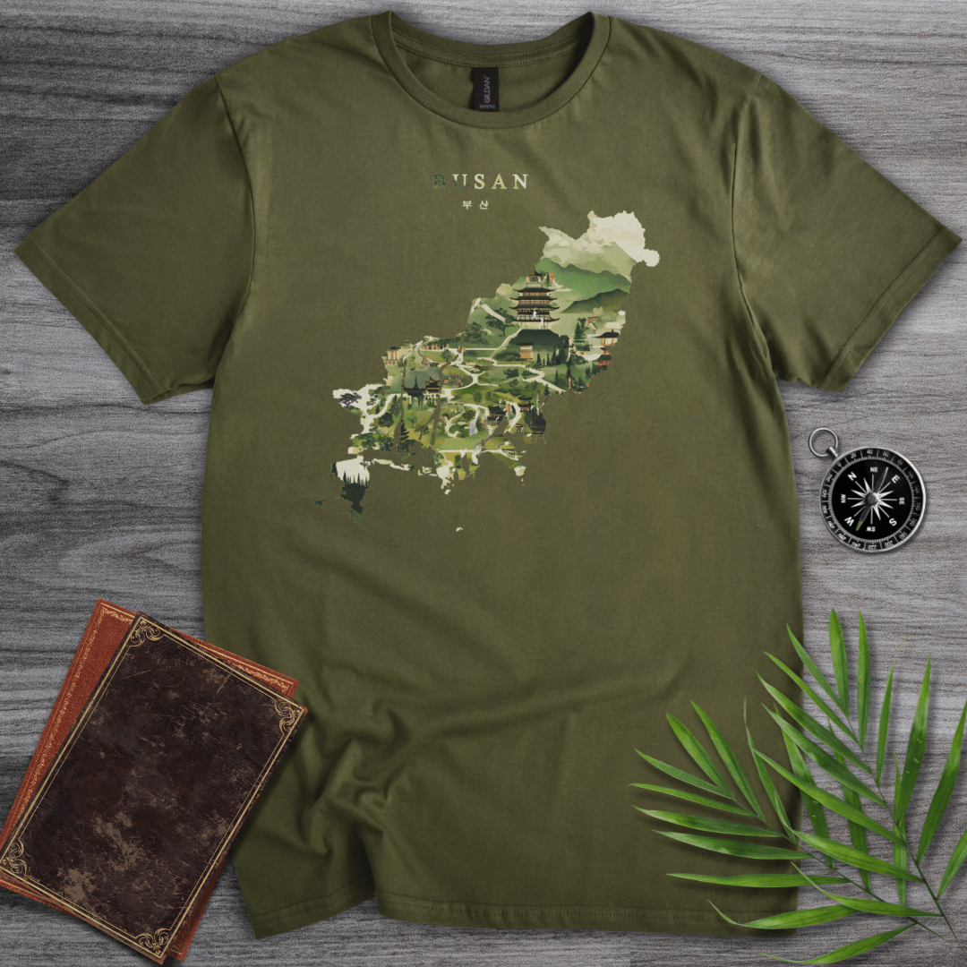 T-Shirt Military Green / S Dynasty Busan Graphic T-Shirt