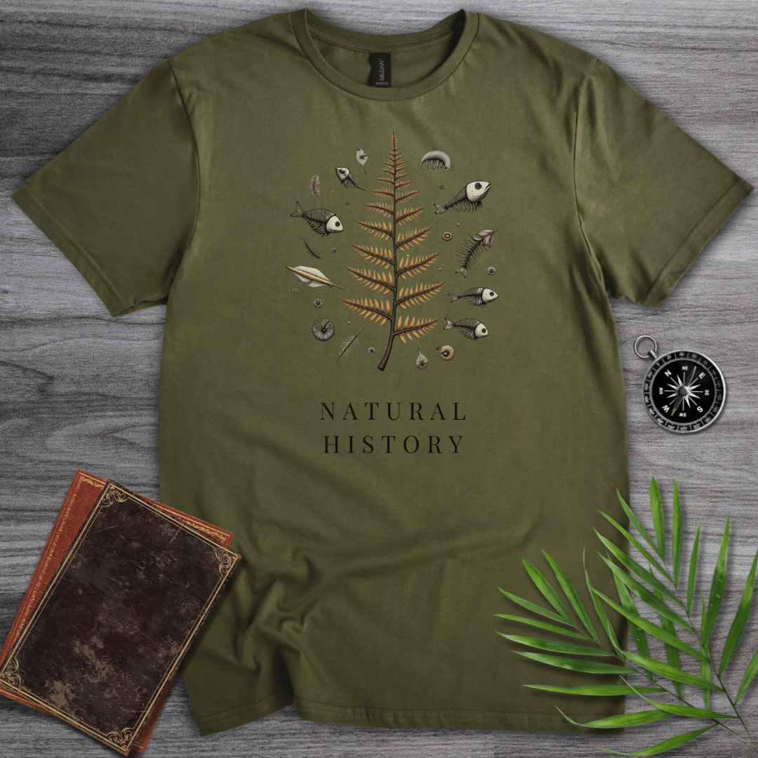 T-Shirt Military Green / S Elements of Natural History T-Shirt: Autumn