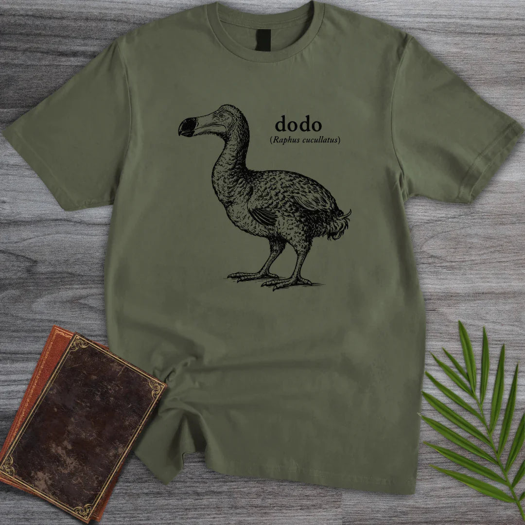 T-Shirt Military Green / S Extinct Island Dodo T-Shirt