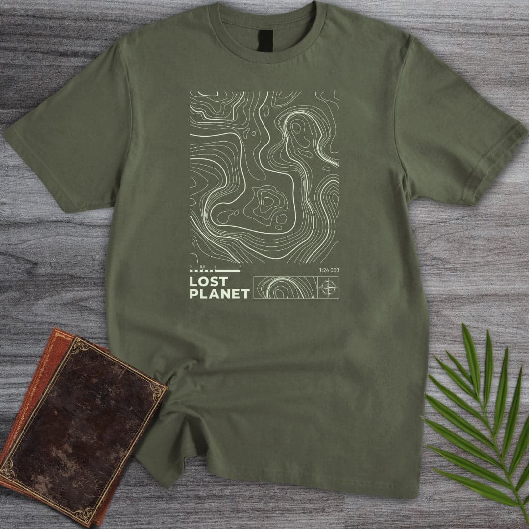 T-Shirt Military Green / S Extinct Lost Planet T-Shirt