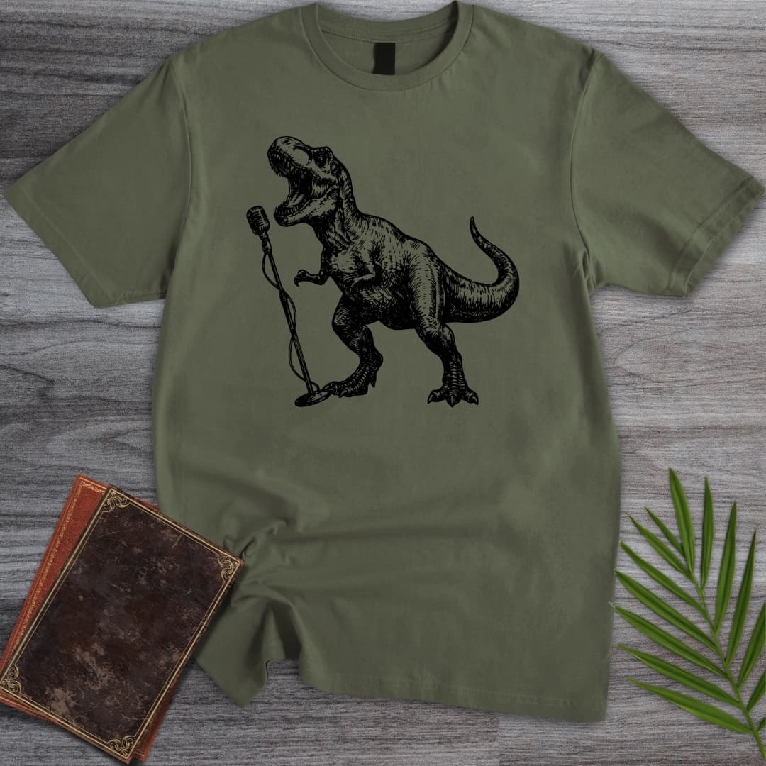 T-Shirt Military Green / S Extra Loud Tyrannosaur T-Shirt