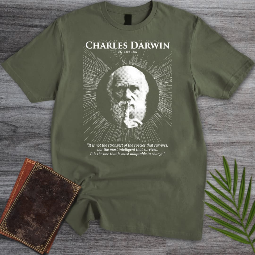 T-Shirt Military Green / S Father of Evolution T-Shirt