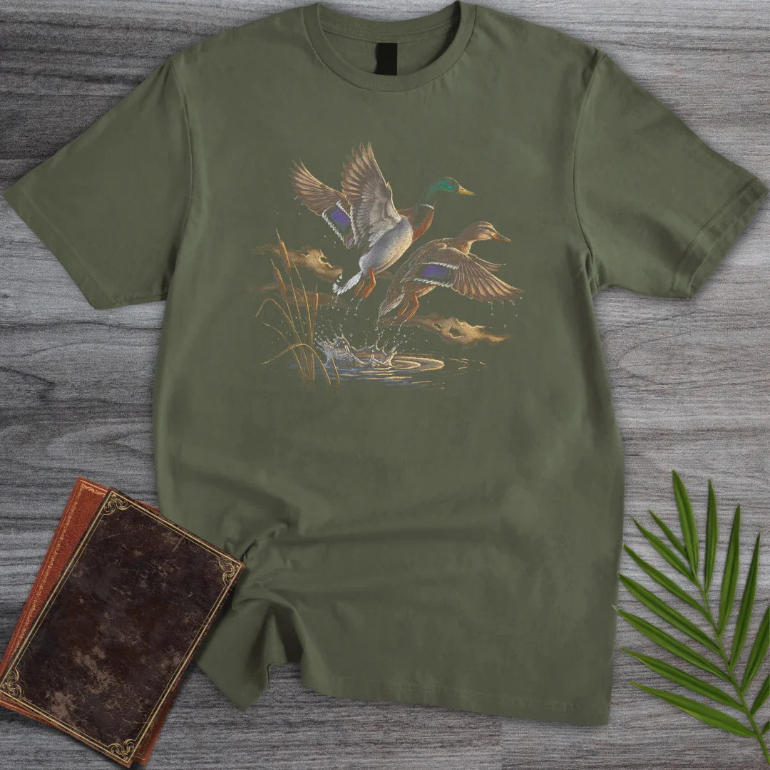 T-Shirt Military Green / S First Light Mallards T-Shirt