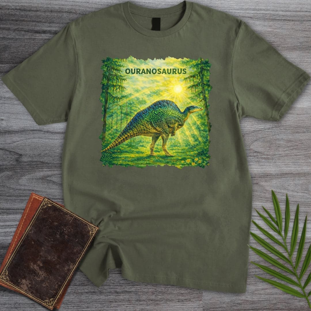 T-Shirt Military Green / S Forested Ouranosaurus T-Shirt