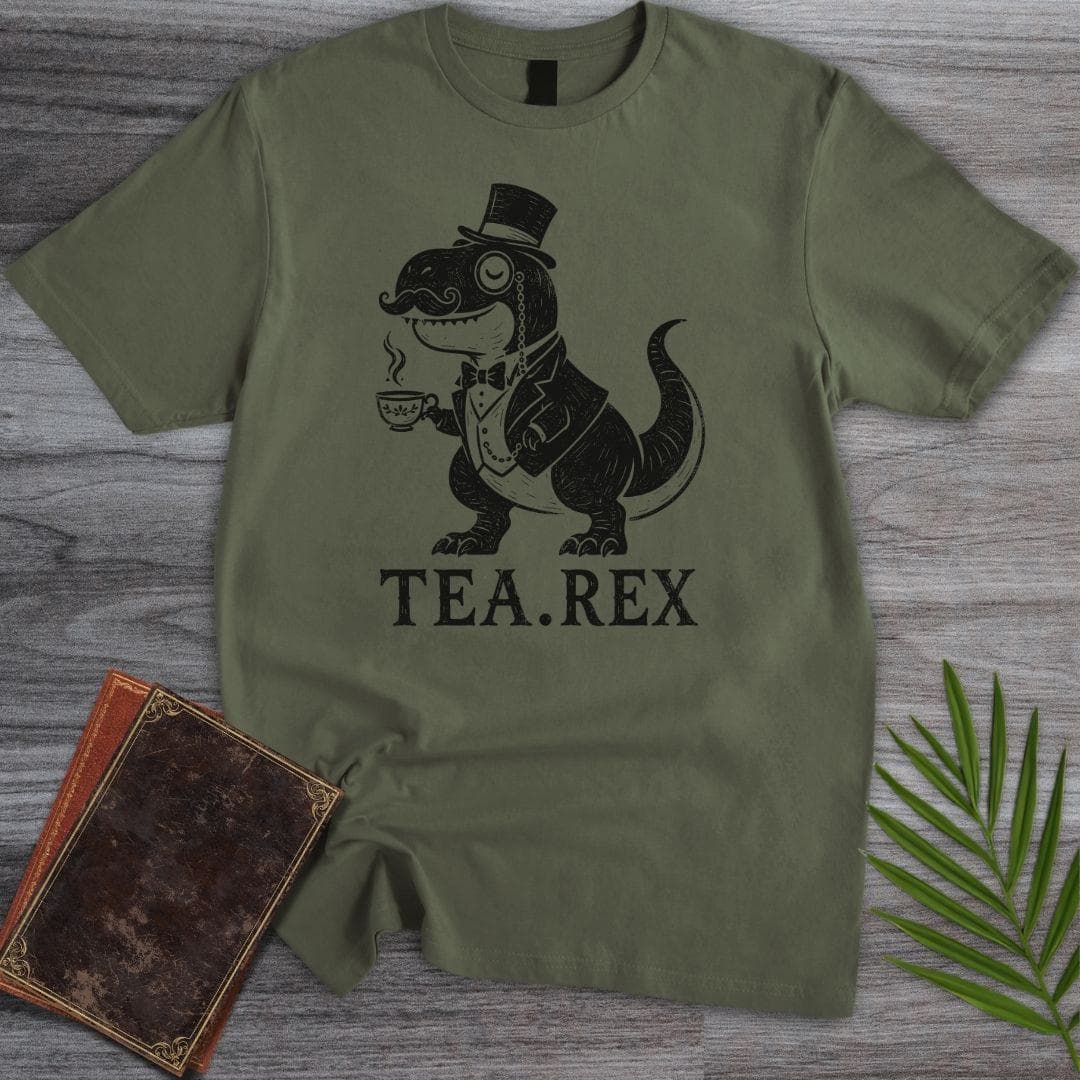 T-Shirt Military Green / S Gentleman Tea-Rex T-Shirt