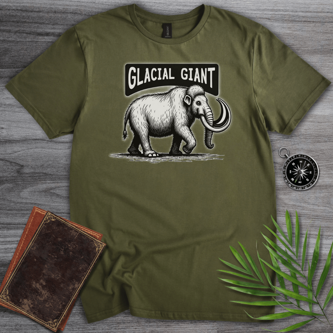 T-Shirt Military Green / S Glacial Giant Mammoth T-Shirt