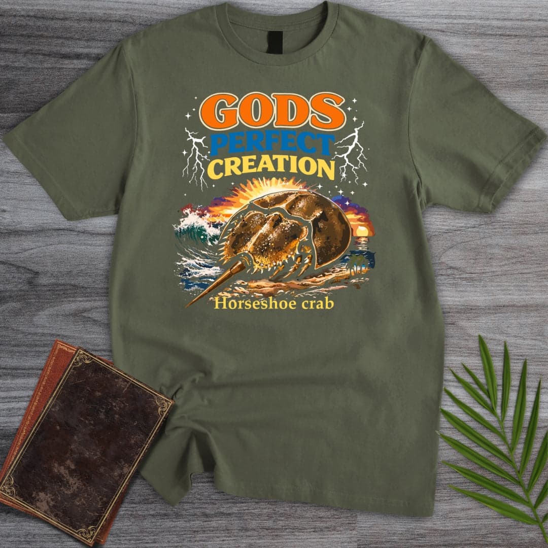 T-Shirt Military Green / S Gods Perfect Creation T-Shirt
