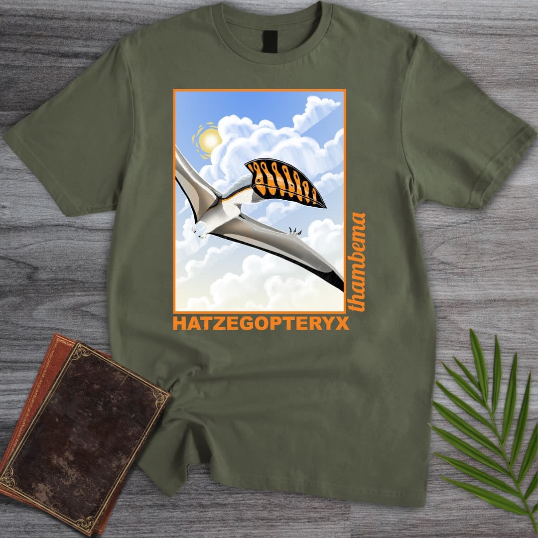 T-Shirt Military Green / S Hatzegopteryx - Solar Sovereign Sky T-Shirt