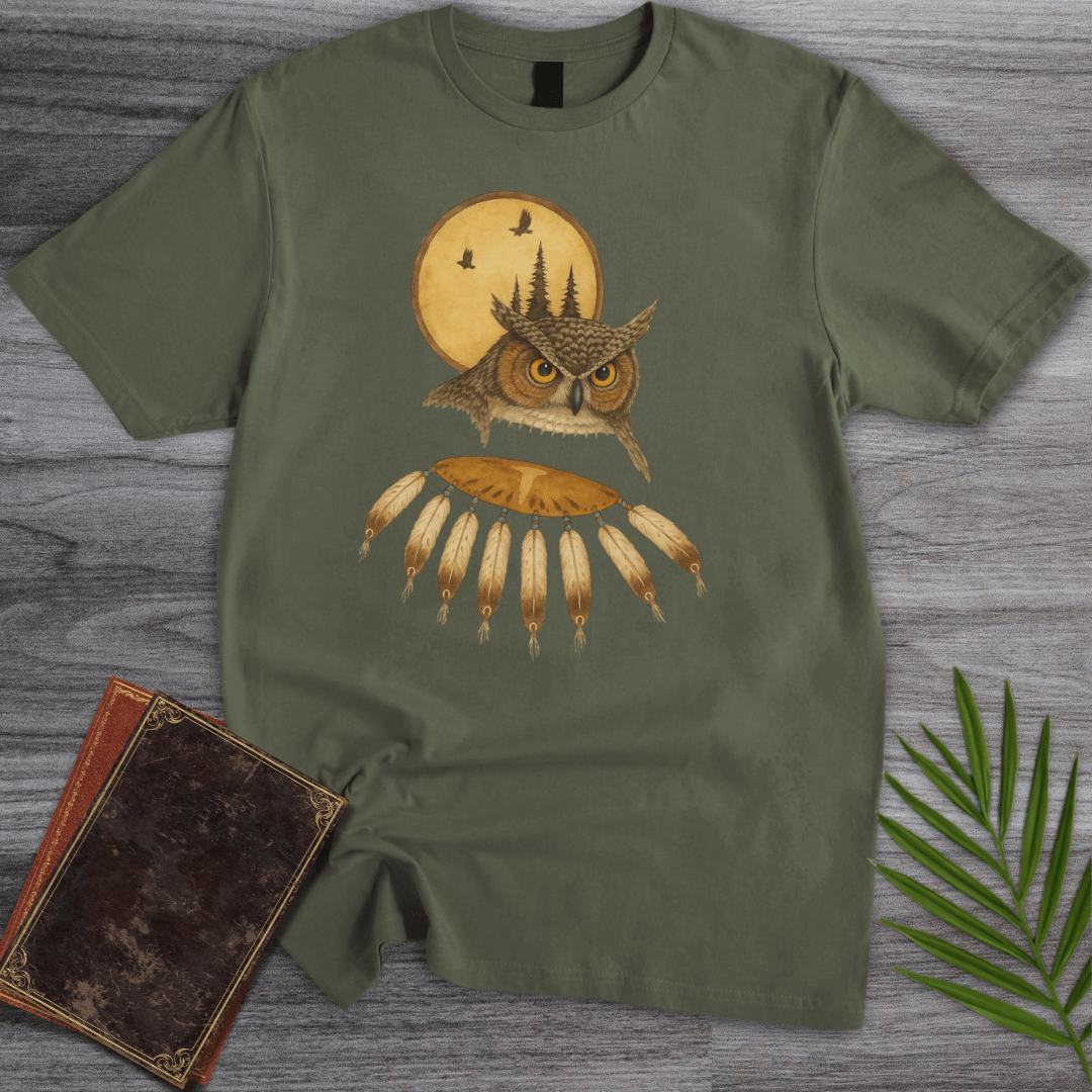 T-Shirt Military Green / S Indigenous Forest Guardian T-Shirt