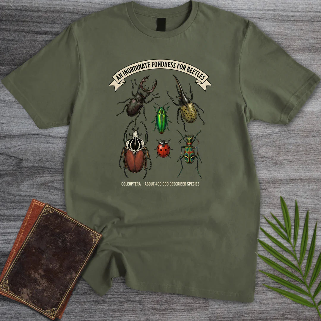 T-Shirt Military Green / S Inordinate Fondness Beetles T-Shirt