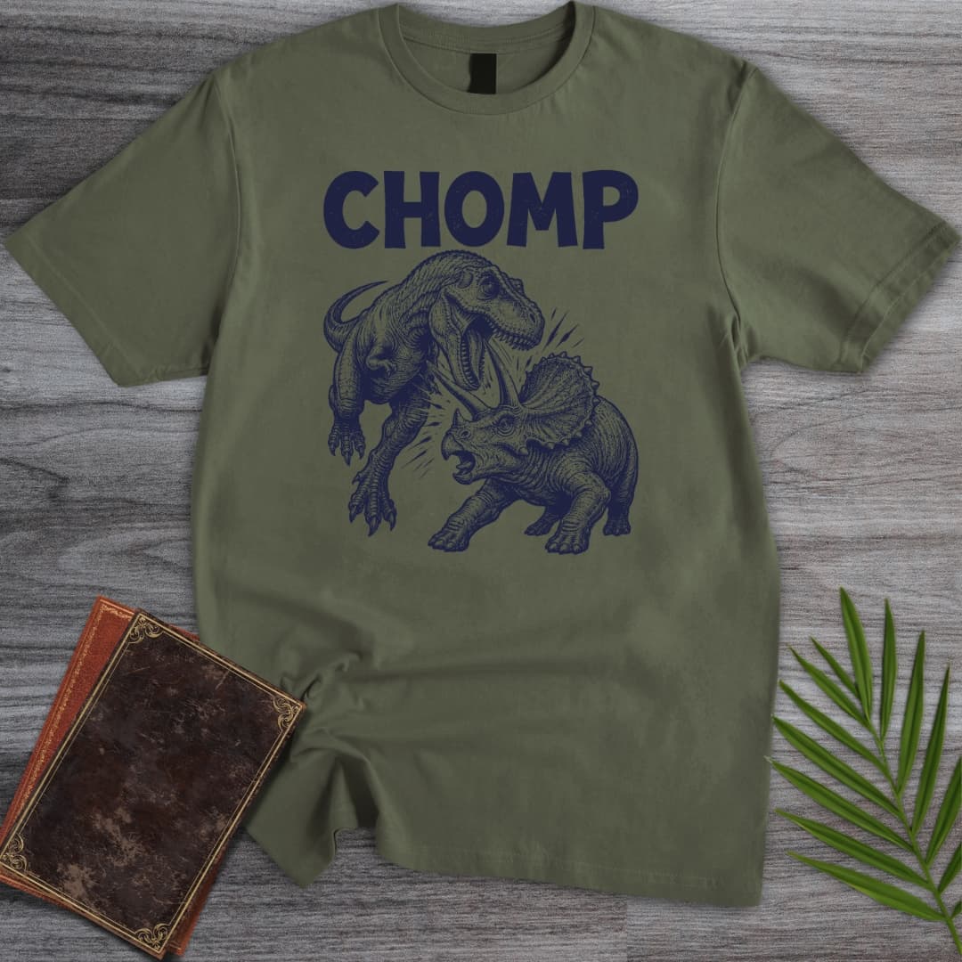 T-Shirt Military Green / S Late Cretaceous Chomp T-Shirt