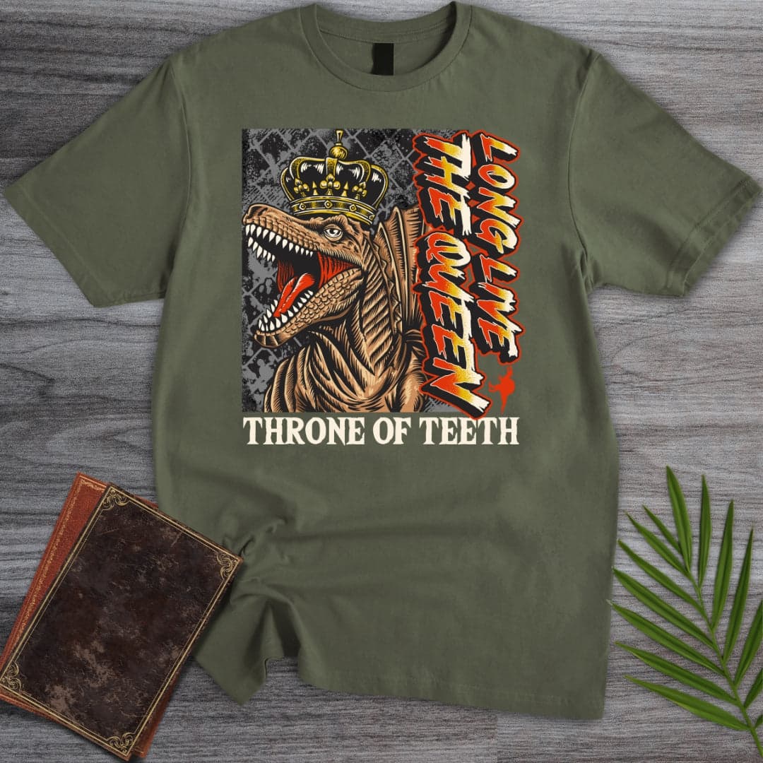 T-Shirt Military Green / S Long Live The Queen T-Shirt (Akbar Sansa)