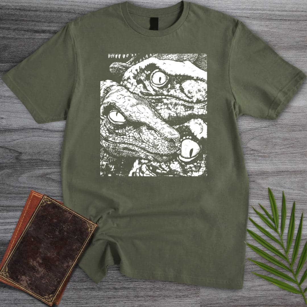 T-Shirt Military Green / S Many-Eyed Hunter T-Shirt (Alex 埃里克斯)