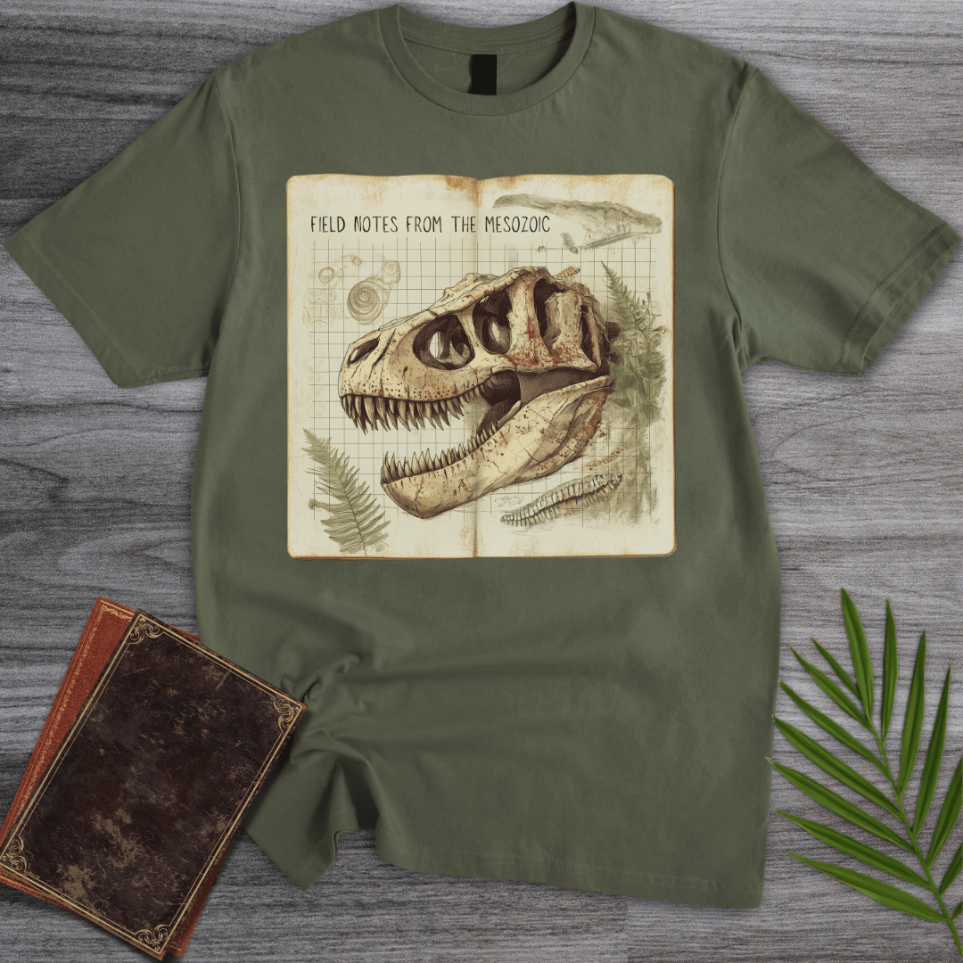 T-Shirt Military Green / S Mesozoic Fieldnotes T-Shirt
