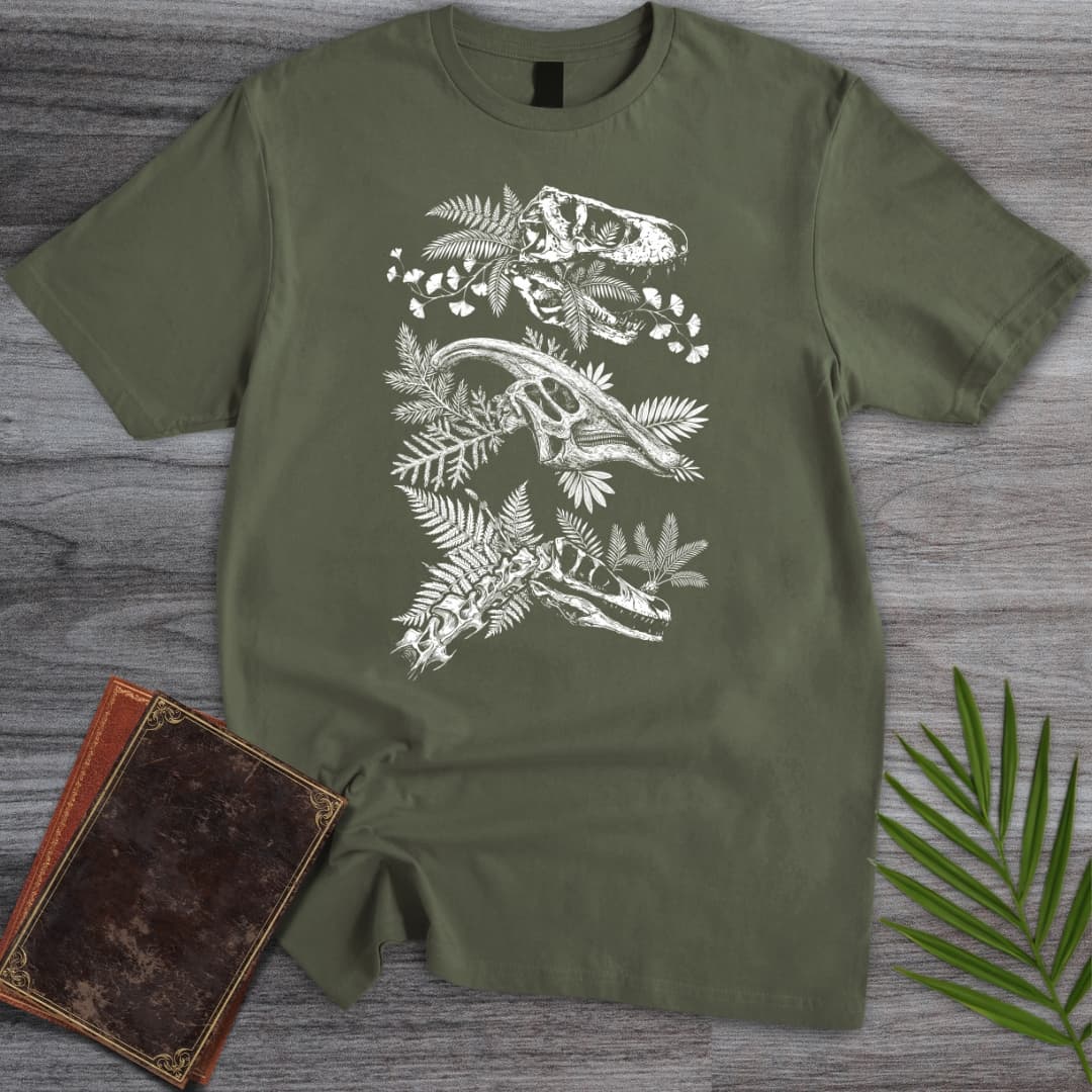 T-Shirt Military Green / S Mesozoic Fossil Forest T-Shirt