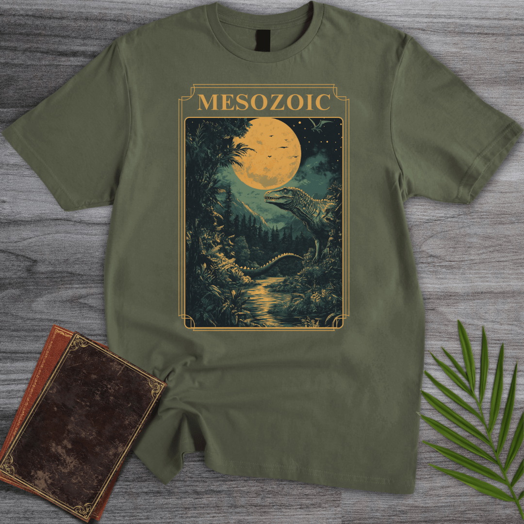 T-Shirt Military Green / S Mesozoic Jungle Nights T-Shirt
