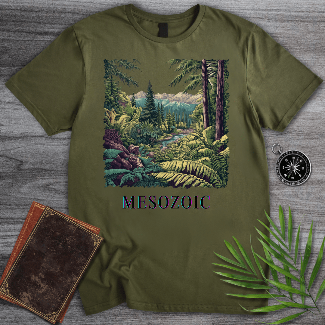 T-Shirt Military Green / S Mesozoic Paleobiology Jungle T-Shirt