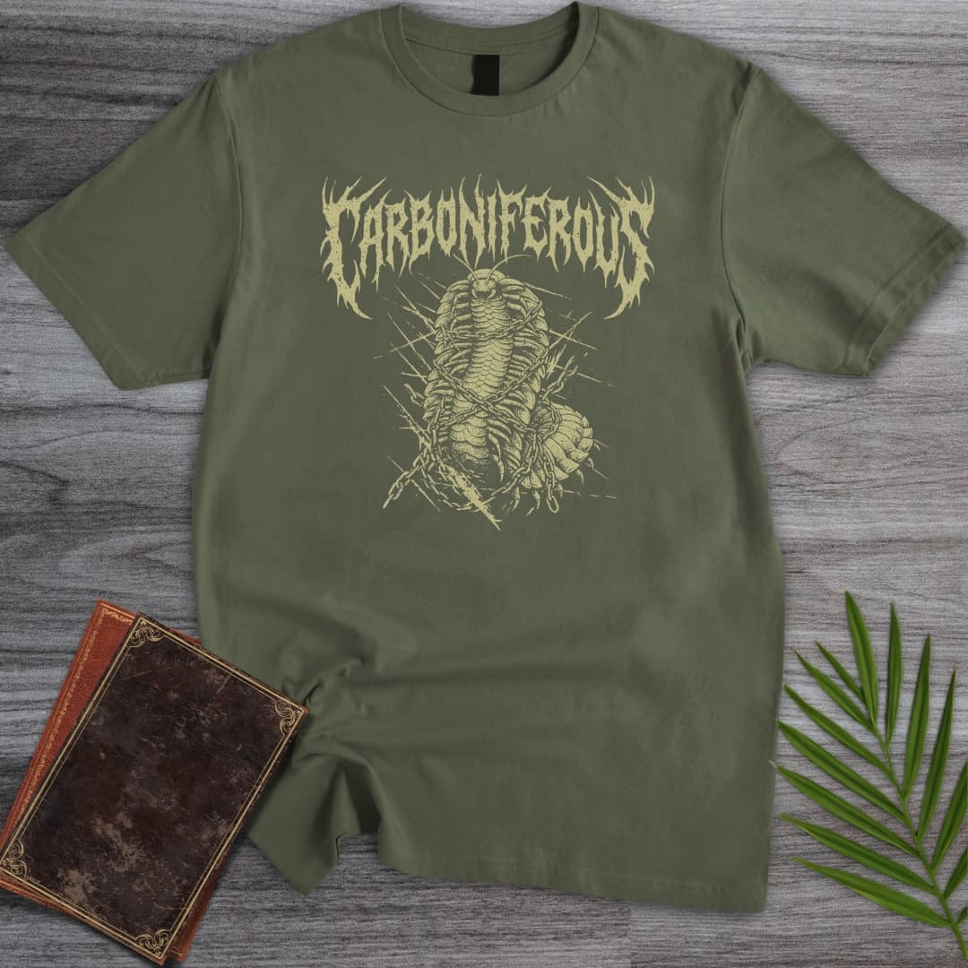 T-Shirt Military Green / S Metal Carboniferous and Chains T-Shirt