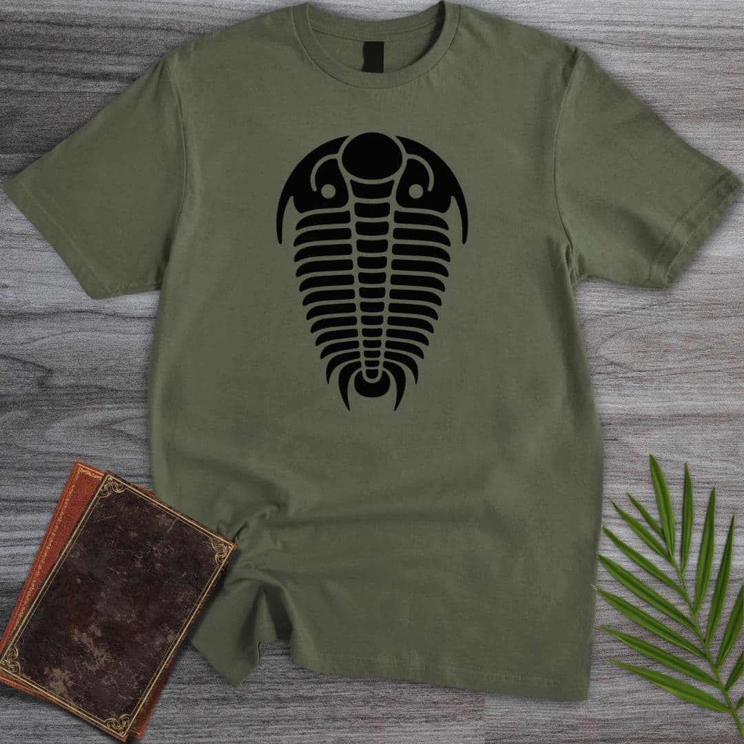 T-Shirt Military Green / S Minimal Trilobite Pill T-Shirt