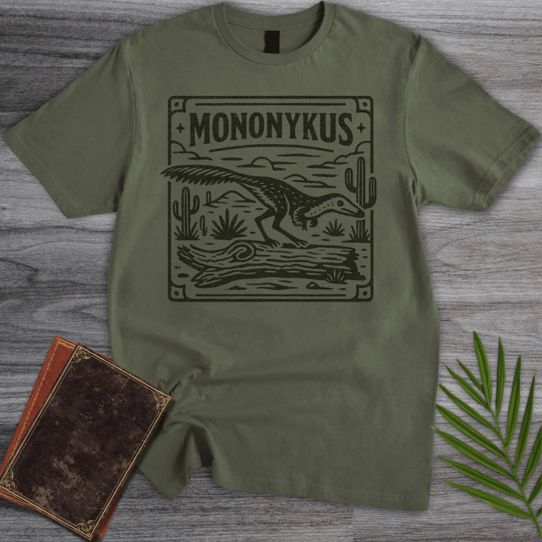 T-Shirt Military Green / S Mononykus Desert Plains T-Shirt