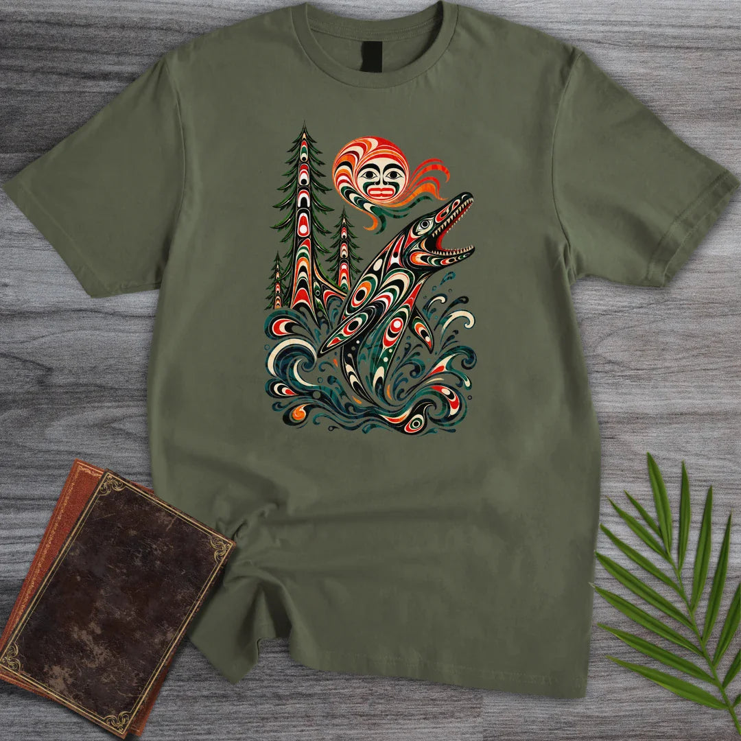 T-Shirt Military Green / S Mosasaurus Reverie T-Shirt