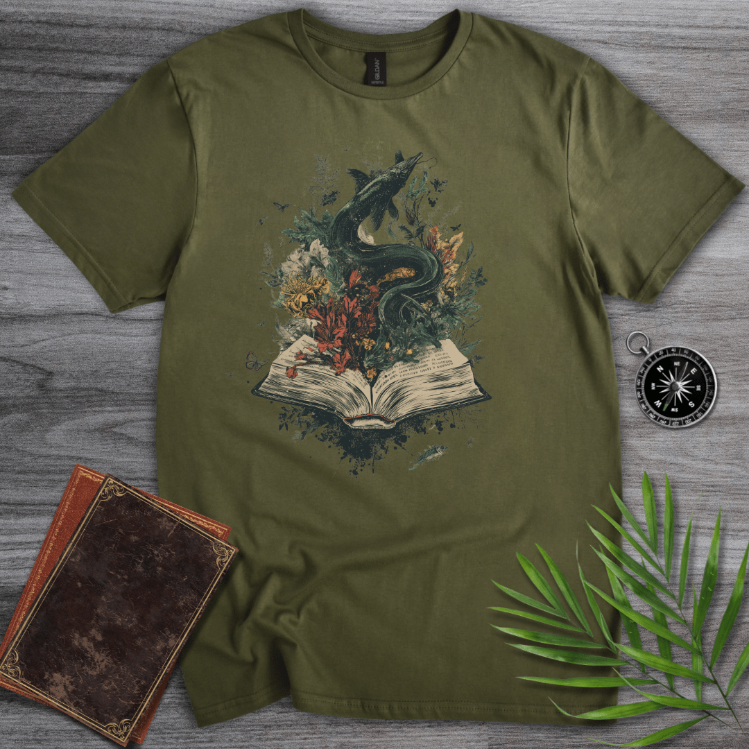 T-Shirt Military Green / S Natural Botanic Knowledge T-Shirt