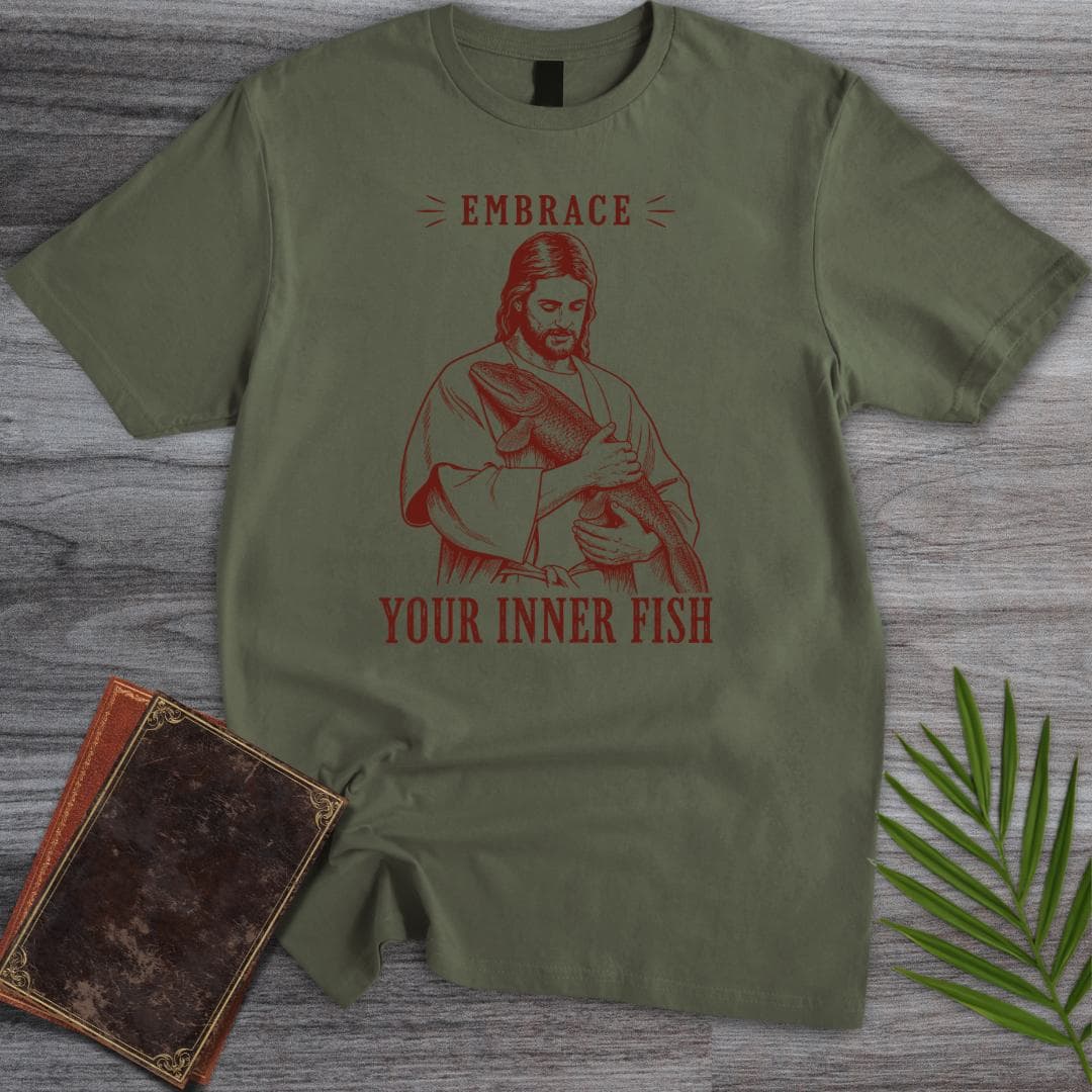 T-Shirt Military Green / S Natural Science and Religion T-Shirt
