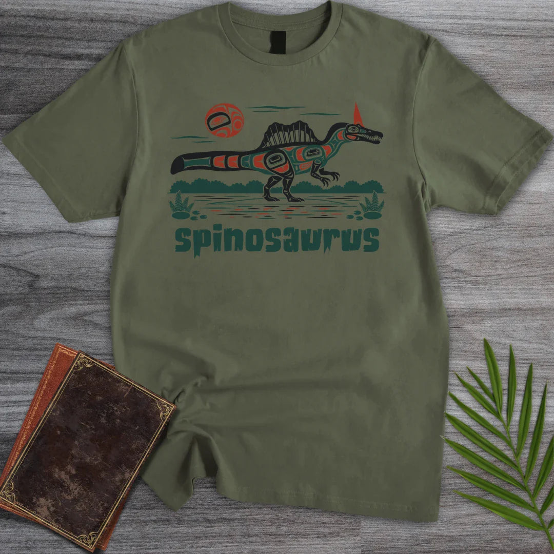 T-Shirt Military Green / S Pacific Northwest Spinosaurus T-Shirt