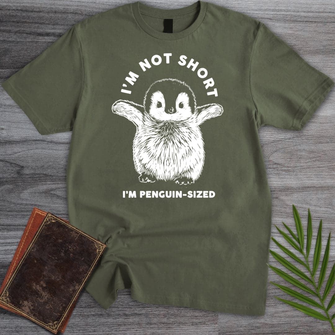 T-Shirt Military Green / S Penguin Sized T-Shirt