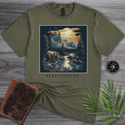 T-Shirt Military Green / S Pleistocene Archaic Elephant Valley T-Shirt