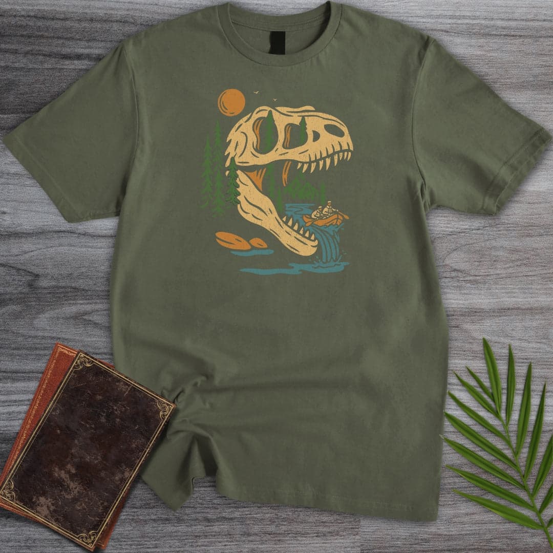T-Shirt Military Green / S Rafting Through Rex Canyon T-Shirt