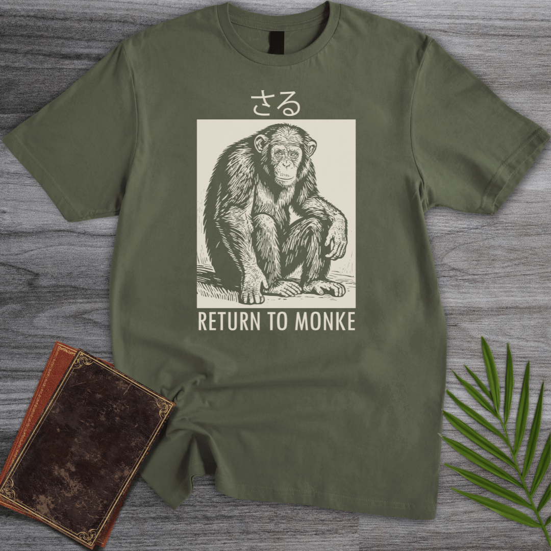 T-Shirt Military Green / S Return to Monke (Saru) T-Shirt