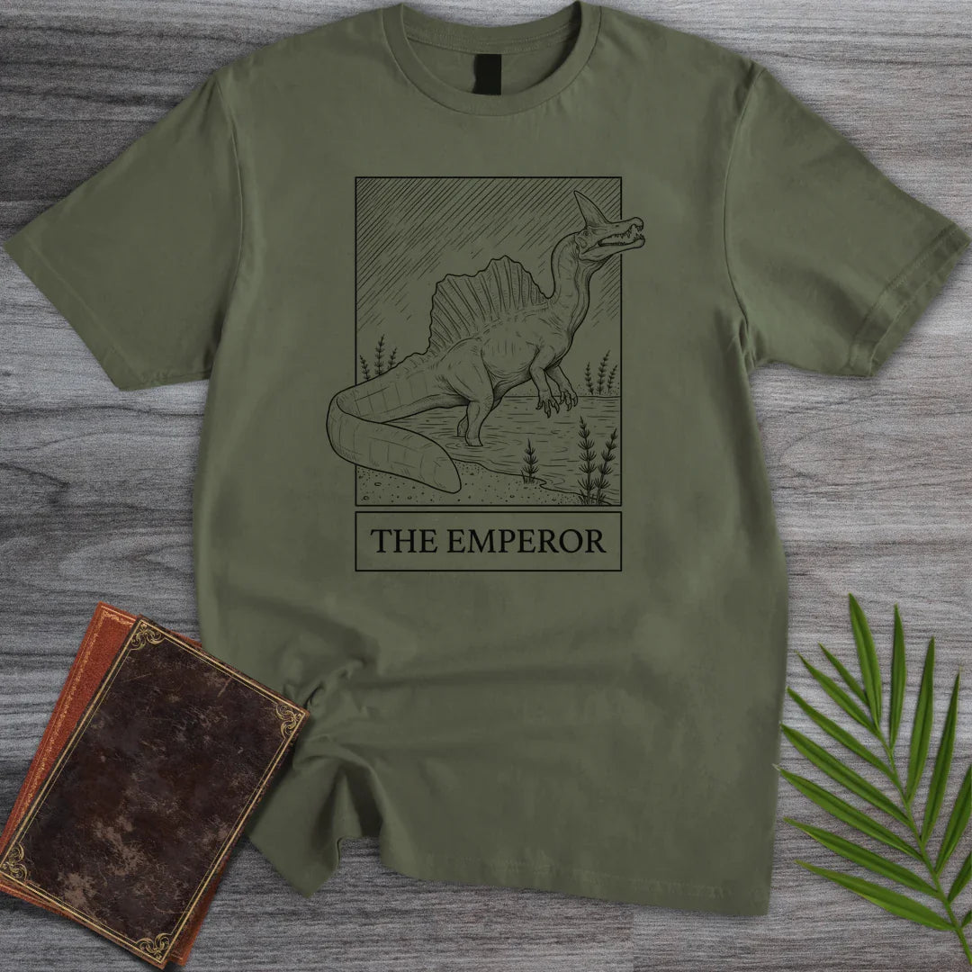T-Shirt Military Green / S River Emperor Spinosaurus T-Shirt