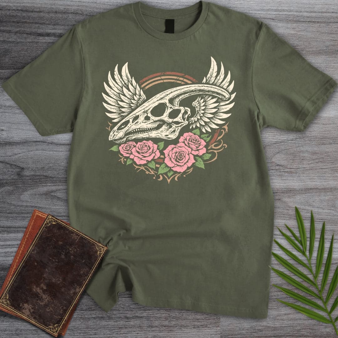 T-Shirt Military Green / S Rockin' Duck-Billed Herbivore T-Shirt
