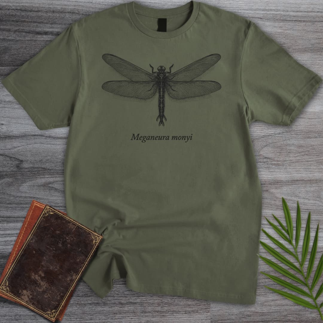 T-Shirt Military Green / S Scientific Meganeura monyi T-Shirt