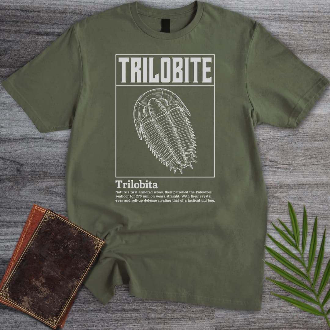 T-Shirt Military Green / S Simply About Trilobite T-Shirt