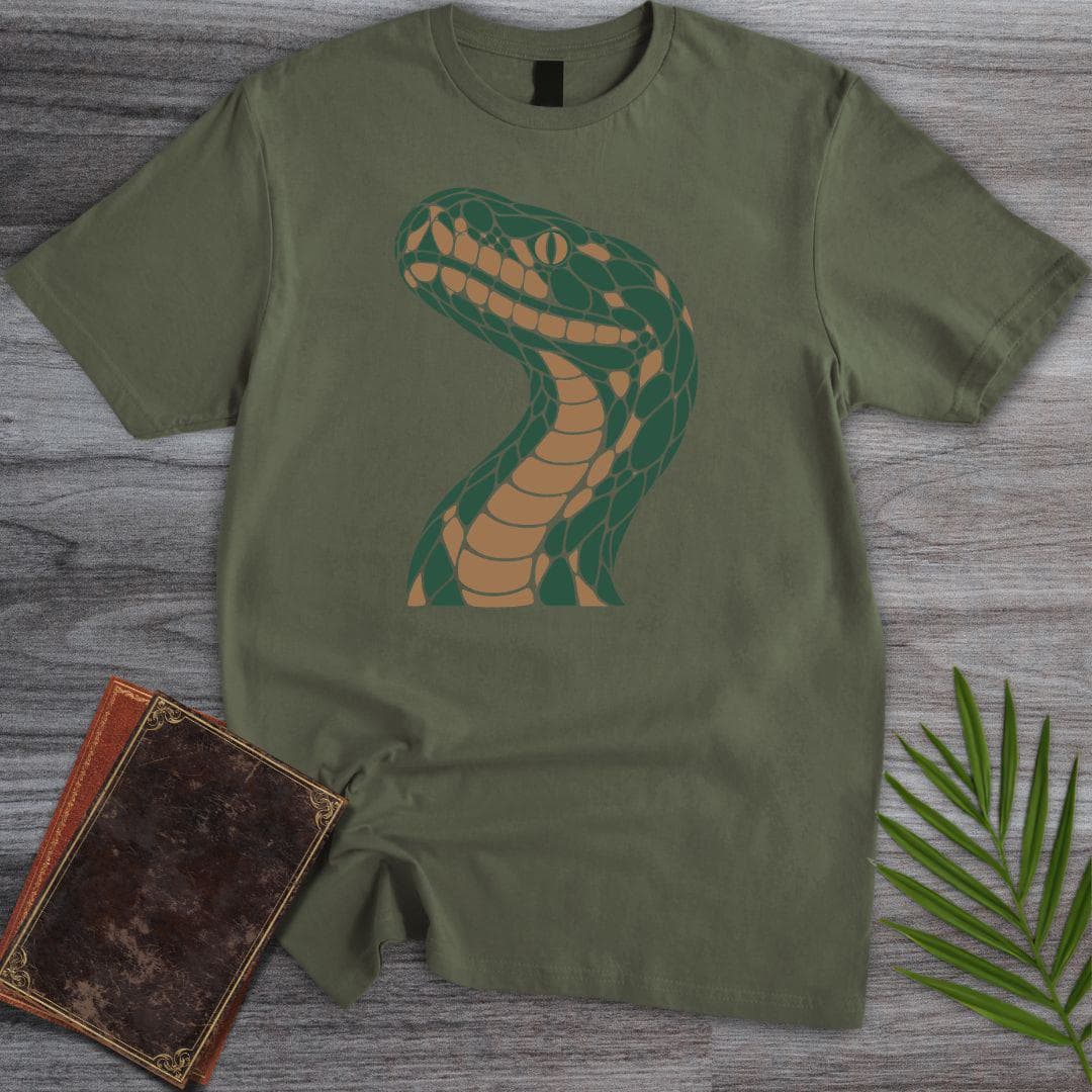 T-Shirt Military Green / S Snake Mosaic T-Shirt