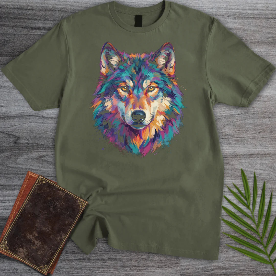 T-Shirt Military Green / S Spectrum Gray Wolf T-Shirt