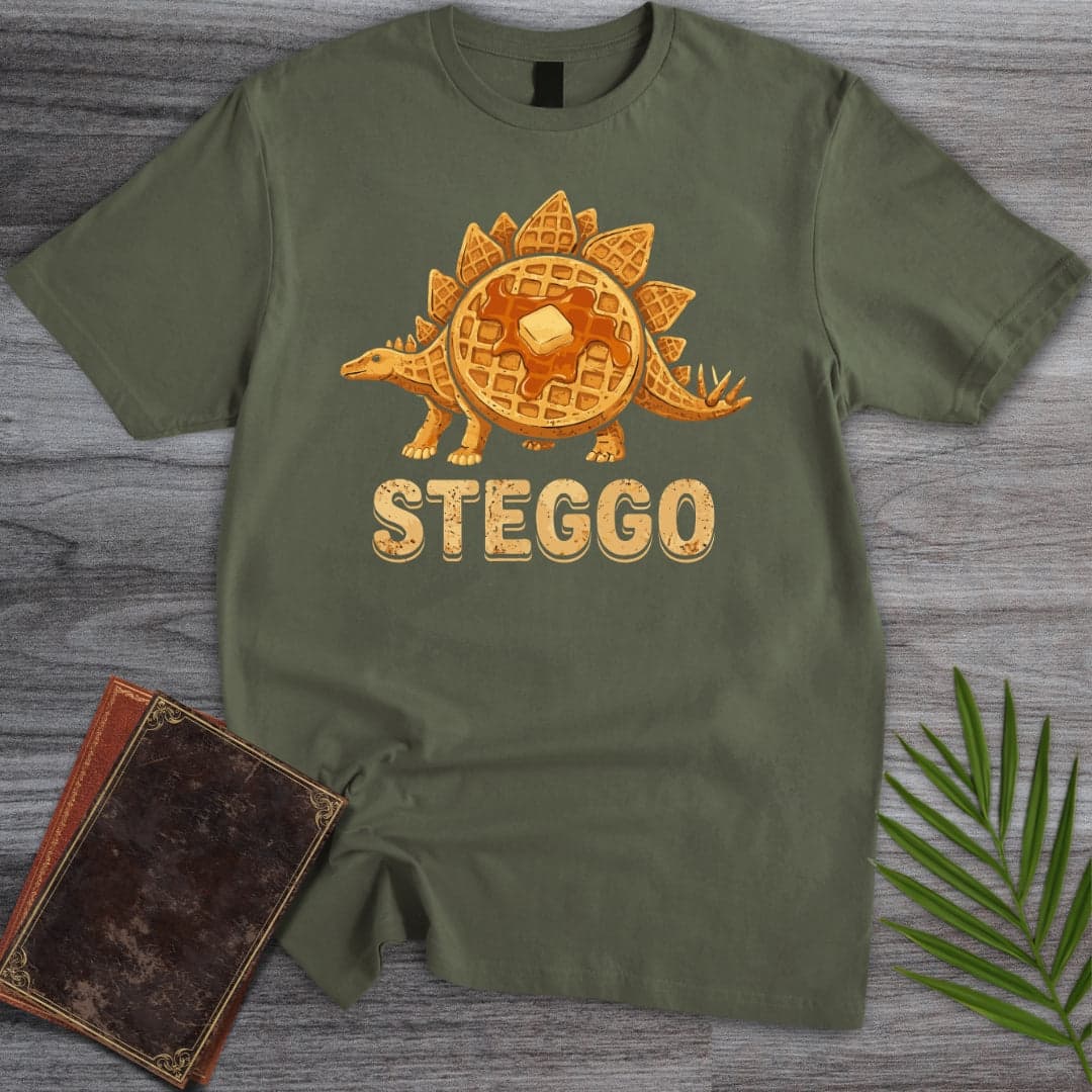 T-Shirt Military Green / S Steggo Waffles T-Shirt