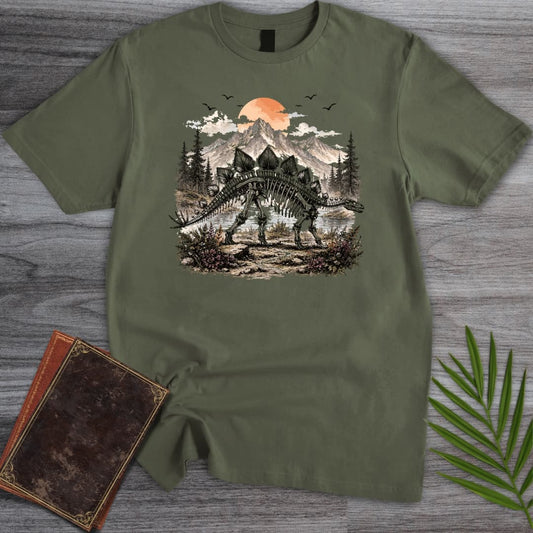 T-Shirt Military Green / S Stegosaurus Forester T-Shirt