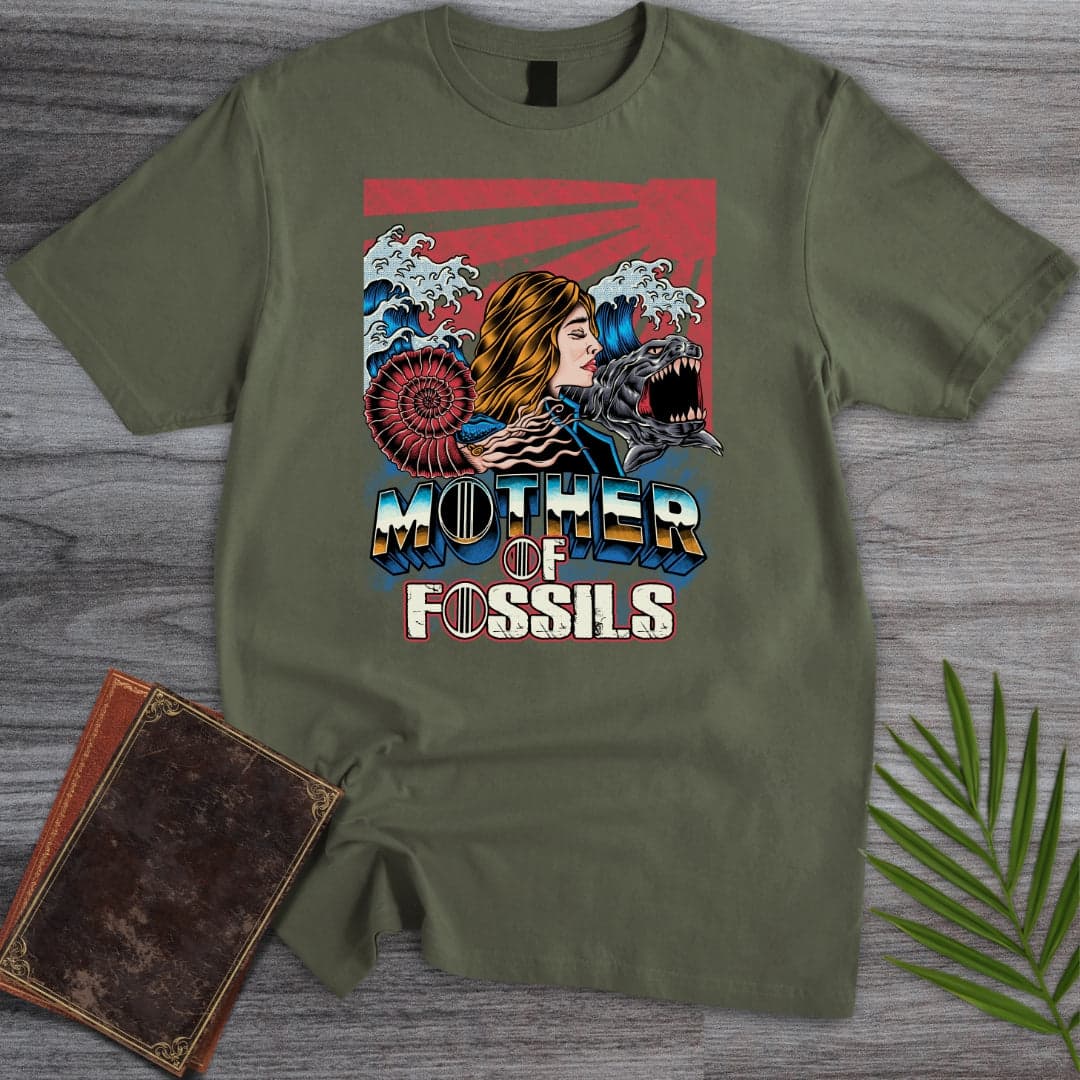 T-Shirt Military Green / S Streetwear Mother of Fossils T-Shirt (Akbar Sansa)